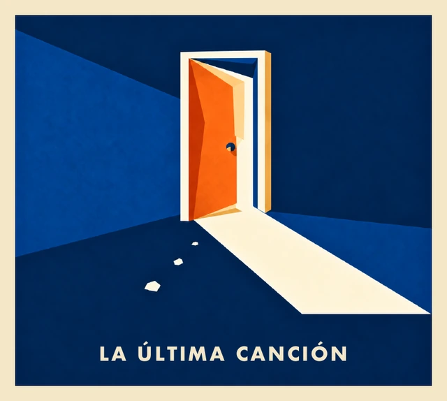 La última canción — anverso de la postal