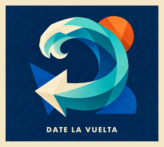 Date la vuelta — anverso de la postal