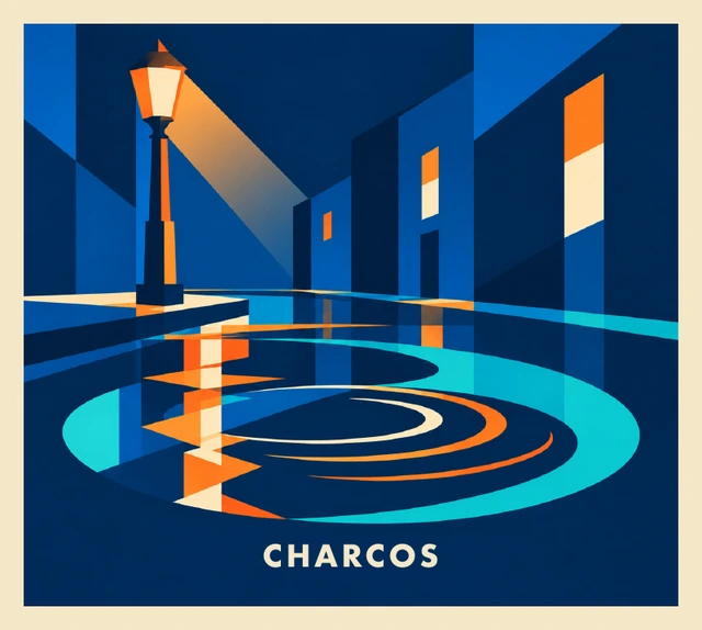 Charcos — anverso de la postal