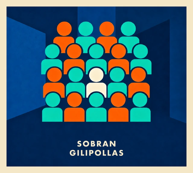 Sobran gilipollas — anverso de la postal