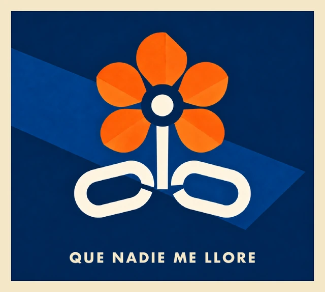 Que nadie me llore — anverso de la postal