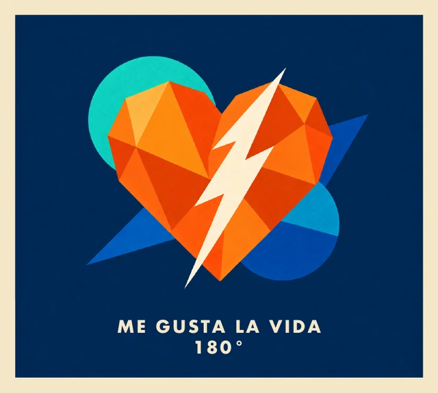 Me gusta la vida 180º — anverso de la postal